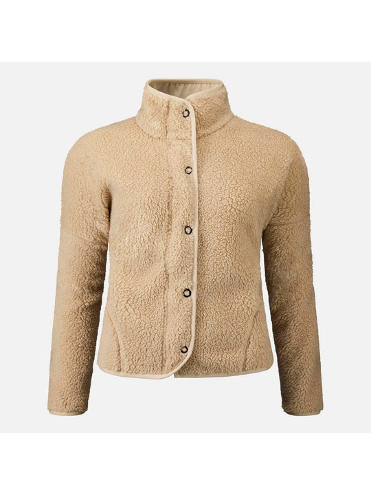 Bluza damska ROSSIGNOL W ALLTRACK SNAP SHERPA JKT szara
