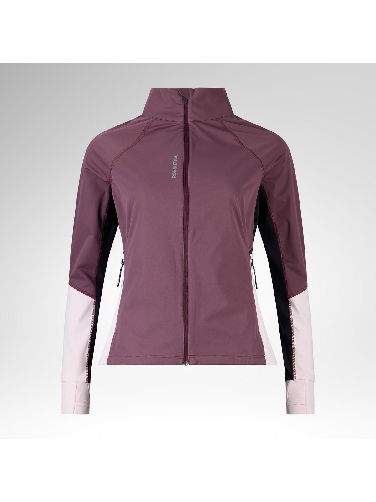 Kurtka narciarska damska ROSSIGNOL W Venon Softshell Jacket bordowa