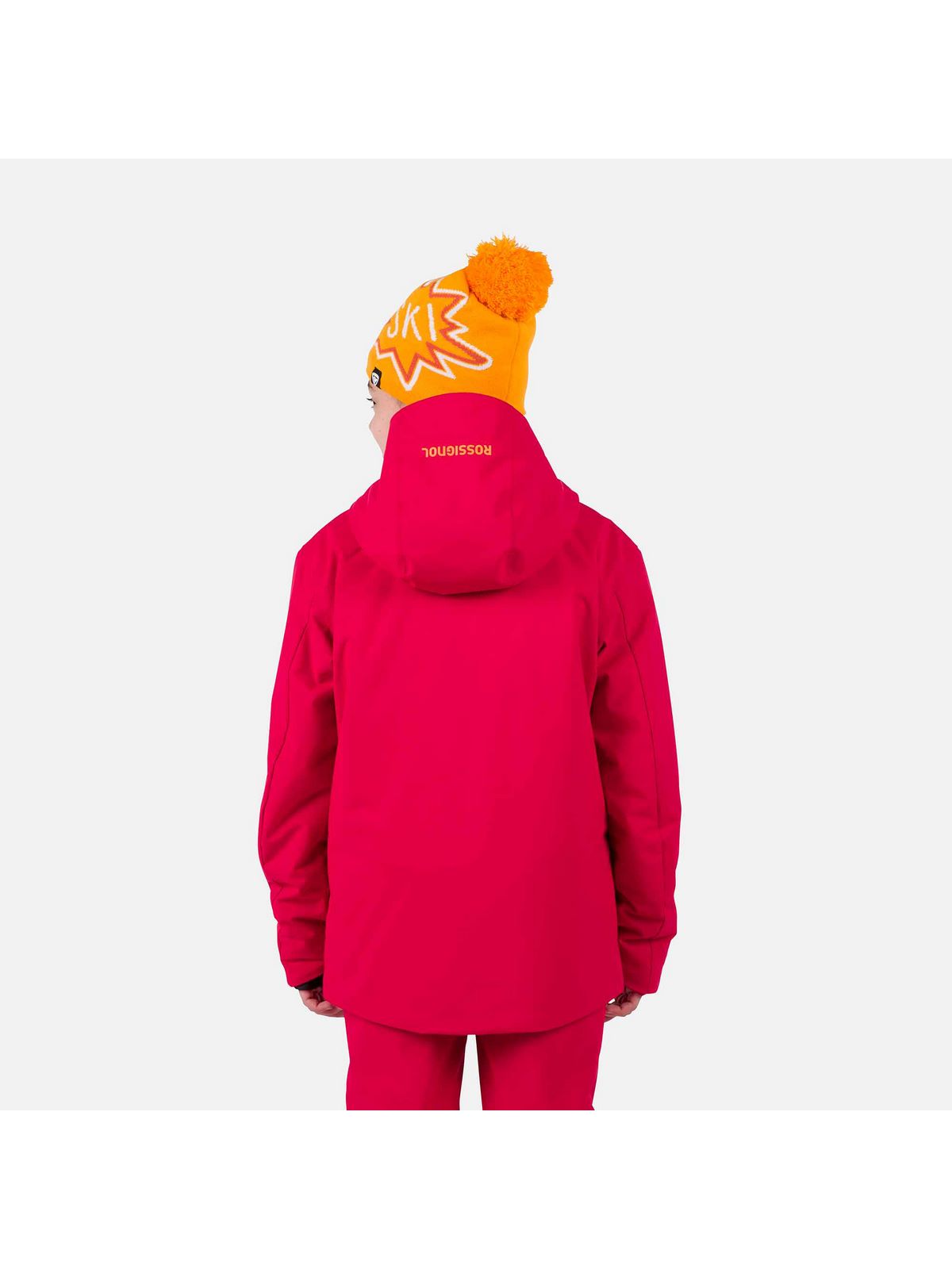 Kurtka narciarska dziecięca ROSSIGNOL Jr Strawpile Jkt czerwony