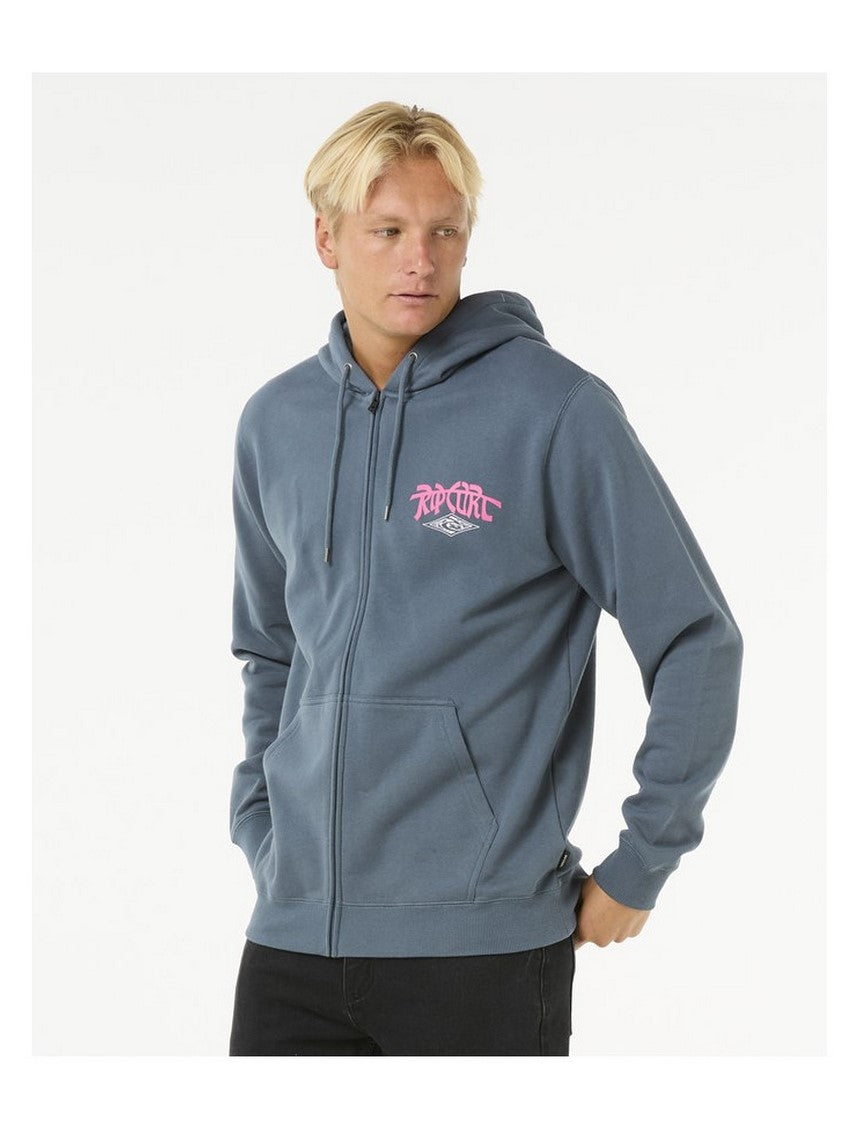Bluza RIP CURL Shred Zip Thru szara