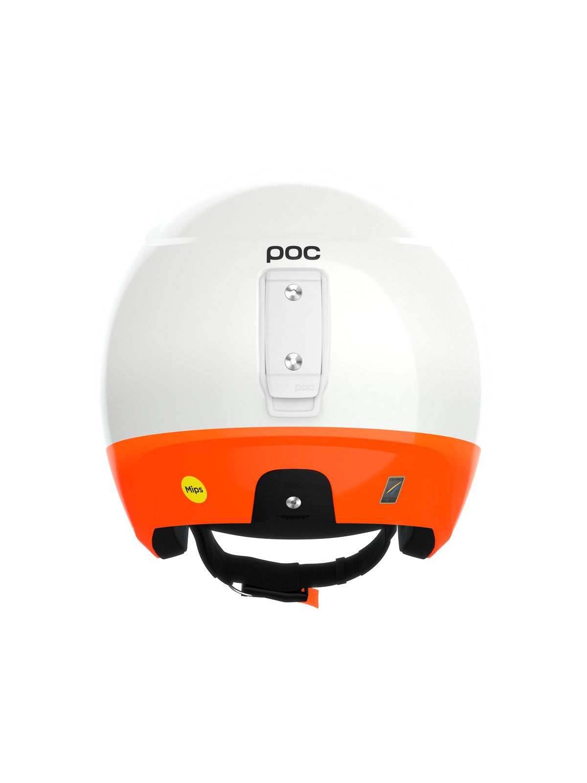 Kask narciarski POC Skull Dura X MIPS biało pomarańczowy