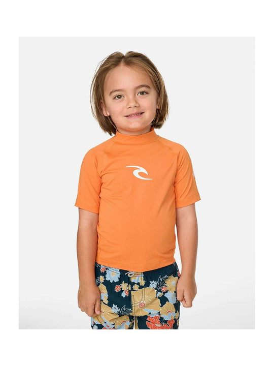 Lycra chłopięca RIP CURL Waves Upf S/S-Boy pomarańczowa
