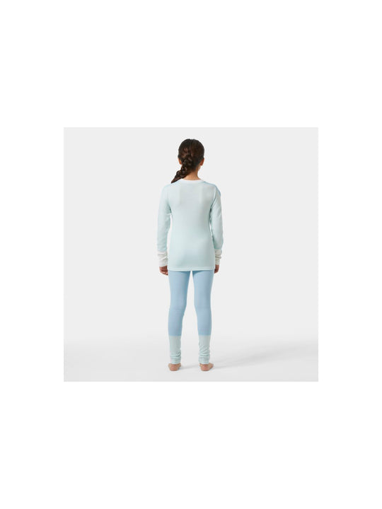 Bielizna dziecięca HELLY HANSEN Jr Lifa Merino Midweight Set kolor niebieski
