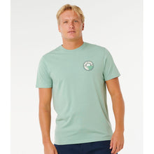 Koszulka męska RIP CURL Pacific Rinse Stacked Tee zielona

