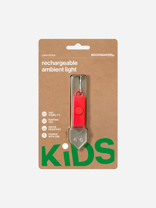 Zawieszka świecąca dla dzieci BOOKMAN Lightstick Fox czerwony

