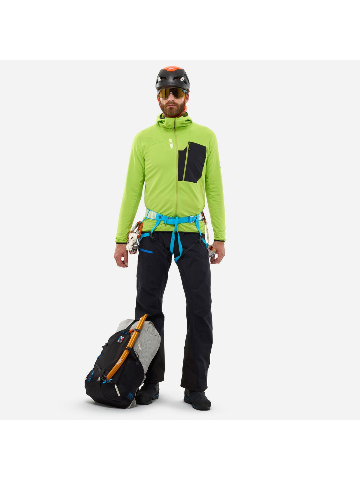 Bluza męska MILLET Trilogy Icon Lightgrid Hd M żółta limonkowa
