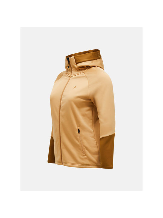 Bluza PEAK PERFORMANCE W Rider Essentials Zip Hood brązowy
