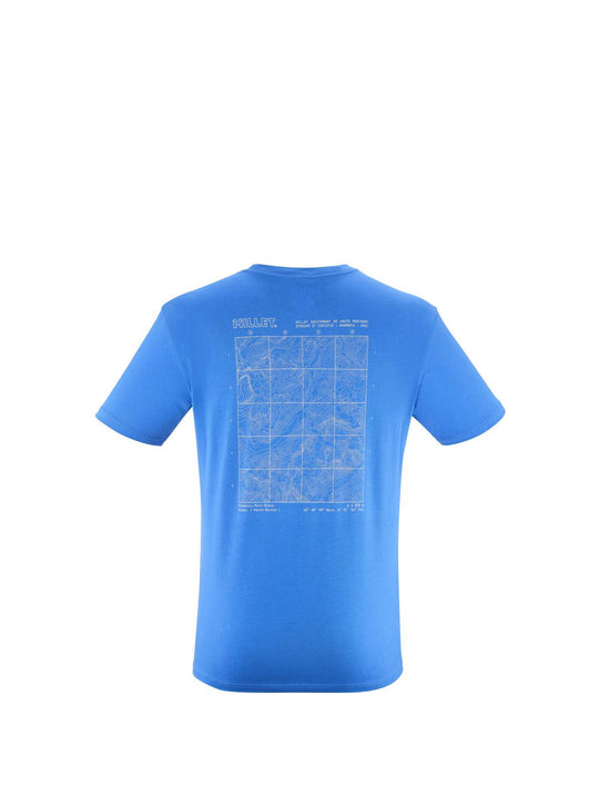 Koszulka MILLET CDG CHAMONIX MAP TS SS M niebieski
