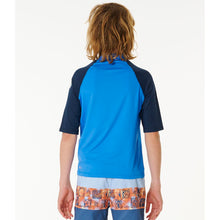 Lycra RIP CURL Shock Upf S/S-Boy niebieski
