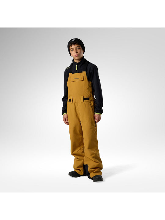 Spodnie narciarskie juniorskie ROSSIGNOL Jr Outerlimits Insulated Bib brązowe
