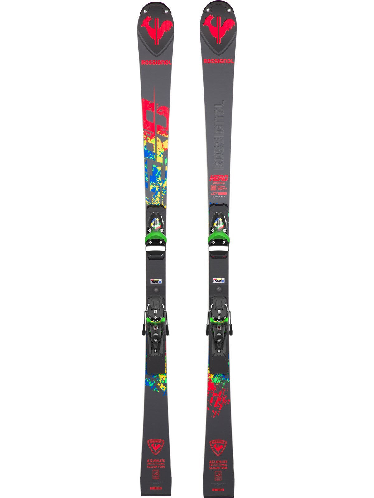 Narty ROSSIGNOL HERO Athlete FIS SL 157 LTD (R22) + wiązania LOOK SPX15 Signature - Adventure Sports