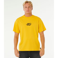 Koszulka męska RIP CURL Medina Inner Vision Spray Tee żółta
