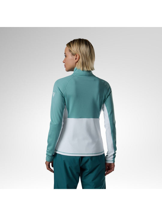 Bluza damska ROSSIGNOL W Blackside Mix Fz Fleece niebieska
