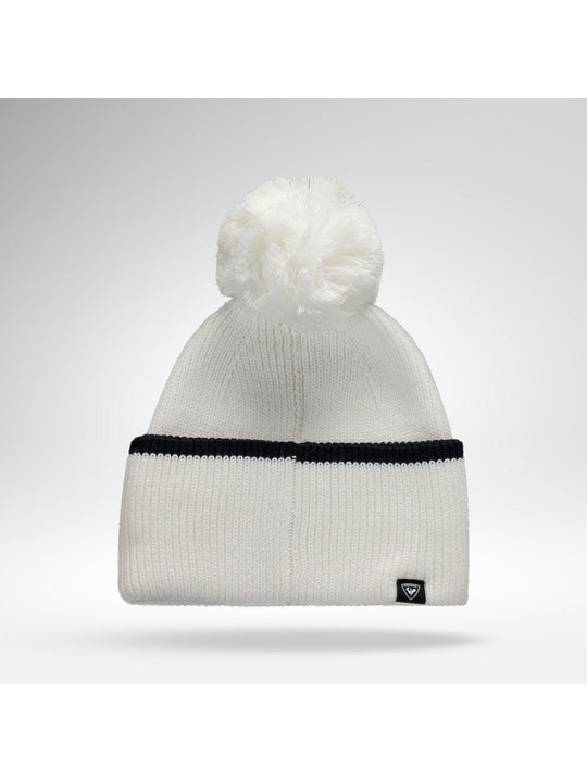 Czapka damska ROSSIGNOL W Jcc Pompom Beanie biała
