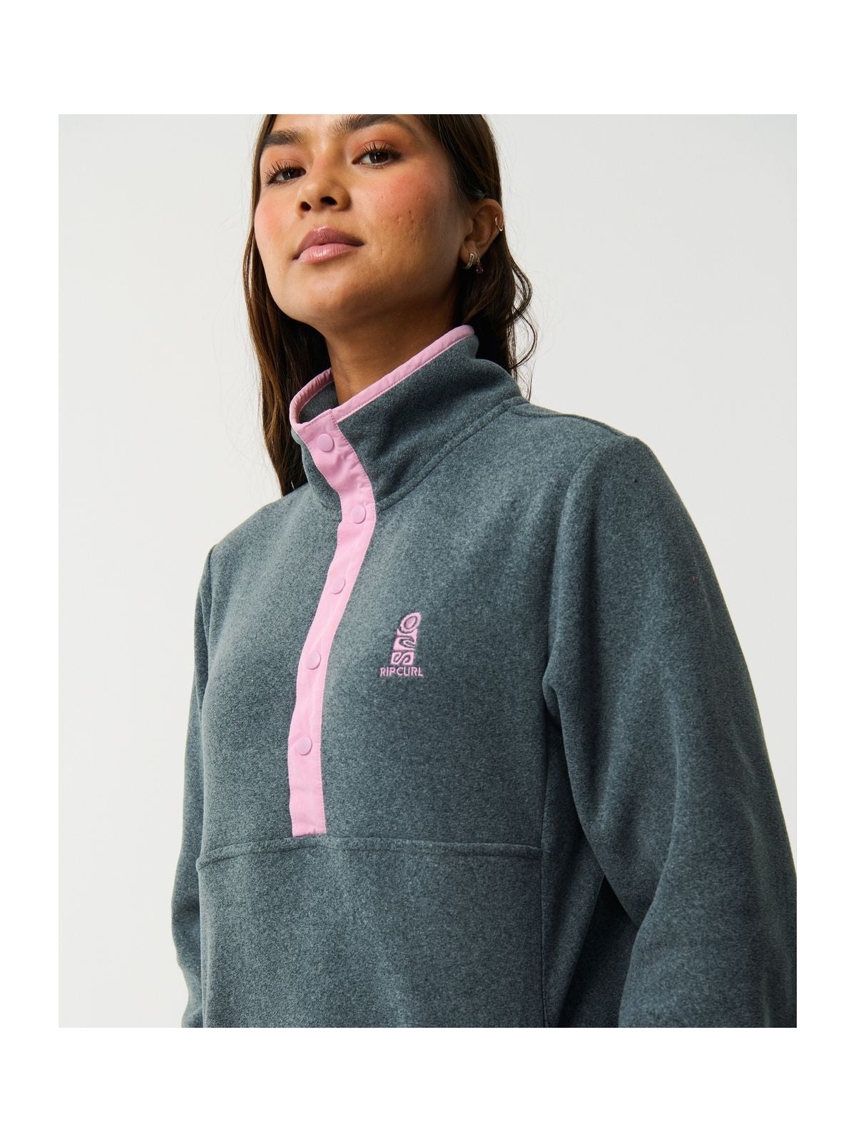 Polar damski RIP CURL S-Series Polartec Fleece brązowy