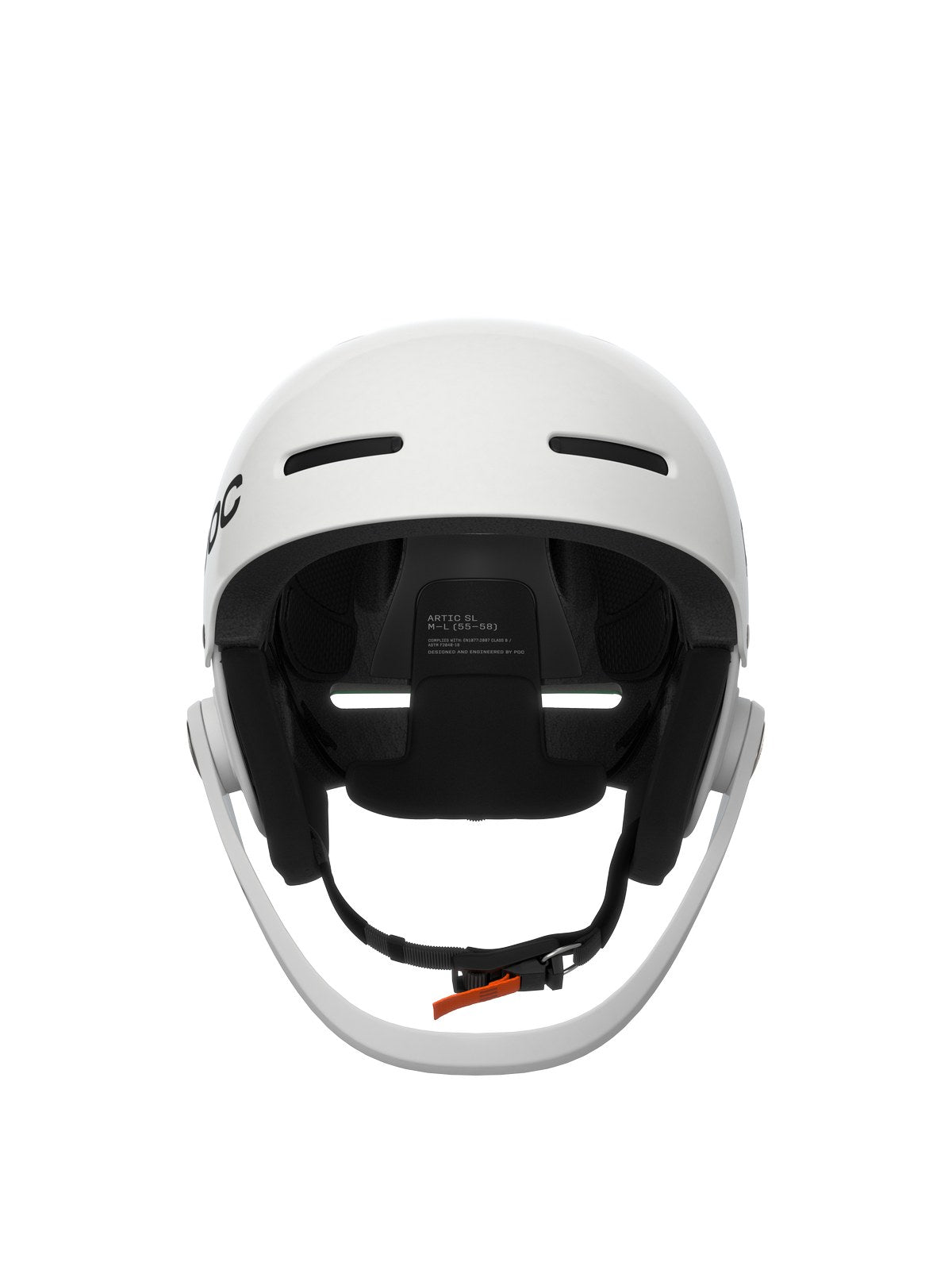 Kask narciarski POC Artic SL MIPS biało pomarańczowy