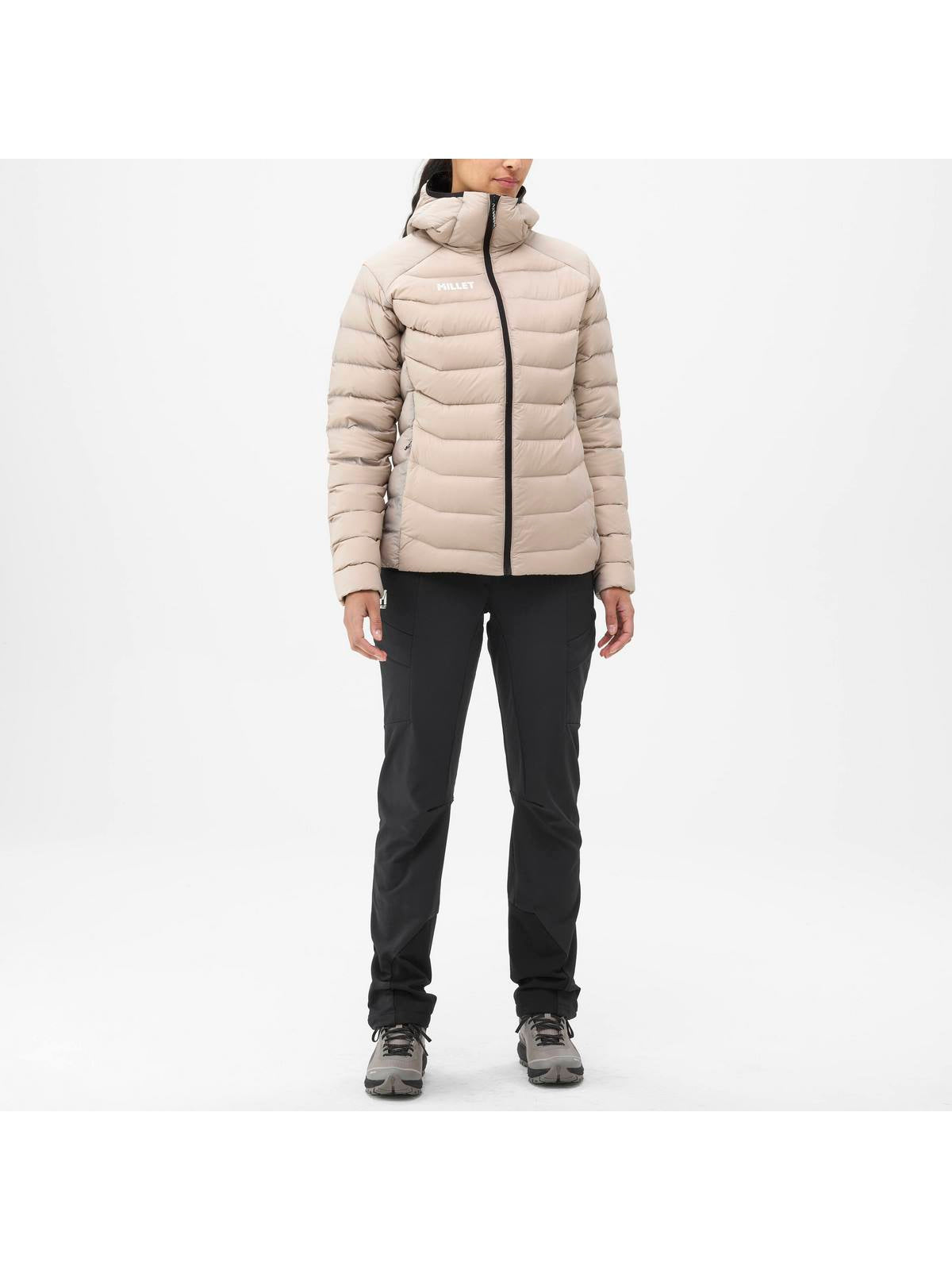 Kurtka MILLET W Kamet Down Hoodie Beżowy