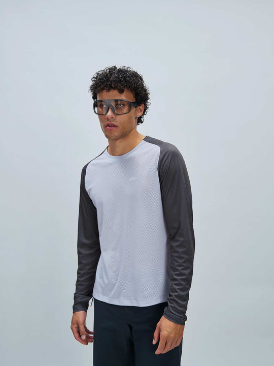 Koszulka rowerowa POC M's Motion Air L/S Jersey szary
