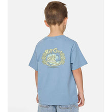 Koszulka chłopięca RIP CURL Ride The Wave Art Tee - Boy niebieska
