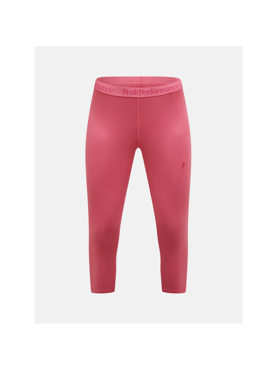 Spodnie termiczne damskie PEAK PERFORMANCE Spirit 3/4 Short Johns Synthetic Baselayer różowe
