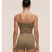 Top damski CASALL Shiny Seamless Rib Top kolor zielony
