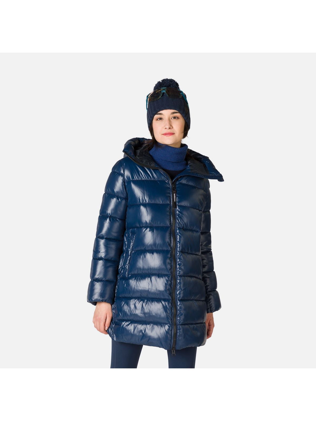 Kurtka Rossignol W Shiny Parka granatowy