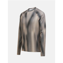 Koszulka męska termiczna PEAK PERFORMANCE Spirit AOP Crew Synthetic Baselayer beżowa

