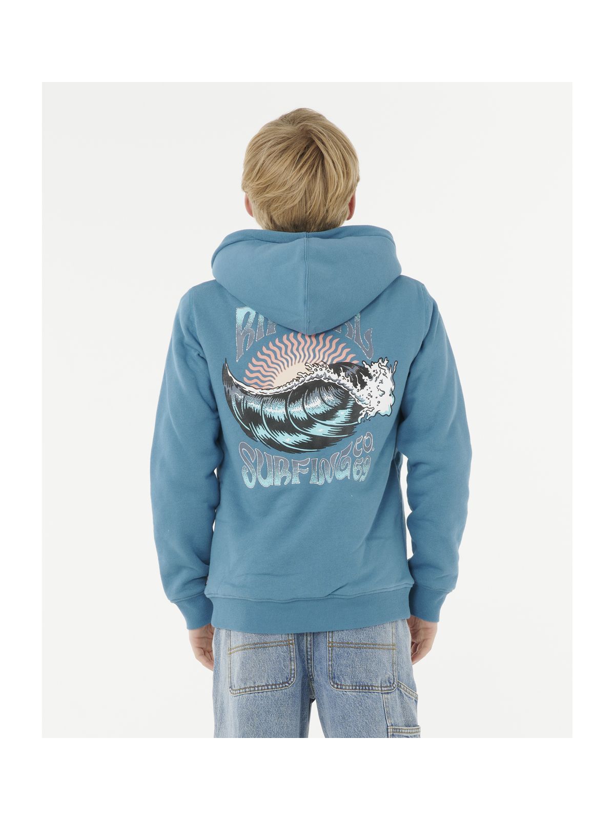Bluza RIP CURL HAZE & TUBE LINED Z/T HOOD-BOY niebieska