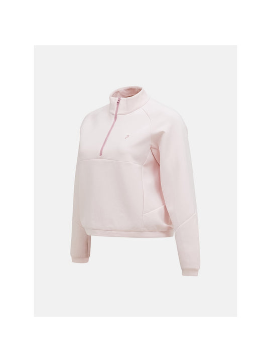 Bluza damska PEAK PERFORMANCE Sportstech Half Zip różowa
