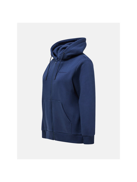 Bluza Peak Performance W Original Small Logo Zip niebieski
