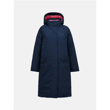 Parka damska PEAK PERFORMANCE Treeline HIPE 2L Down Shell Parka granatowa

