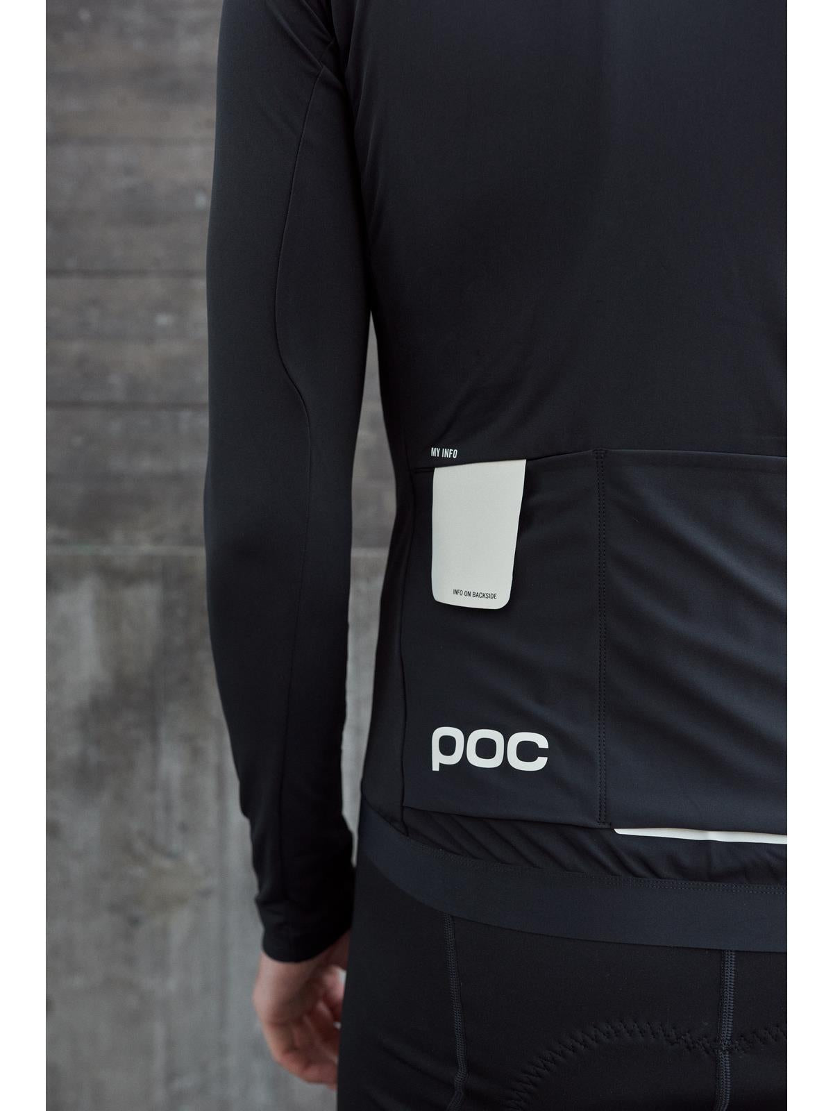 Koszulka rowerowa POC M’S Ambient Thermal Jersey czarny - Adventure Sports