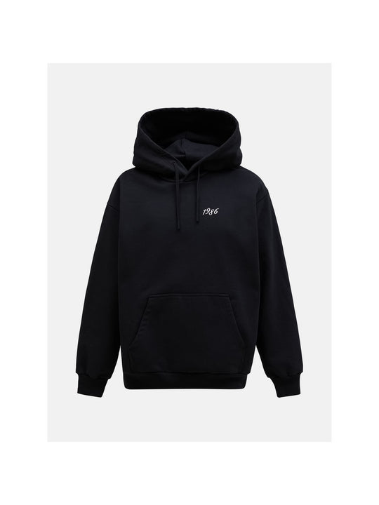 Bluza męska PEAK PERFORMANCE 40Y Graphic Hood czarna
