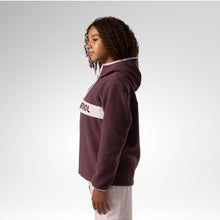 Bluza juniorska ROSSIGNOL Jr Alltrack Anorak Fleece bordowa
