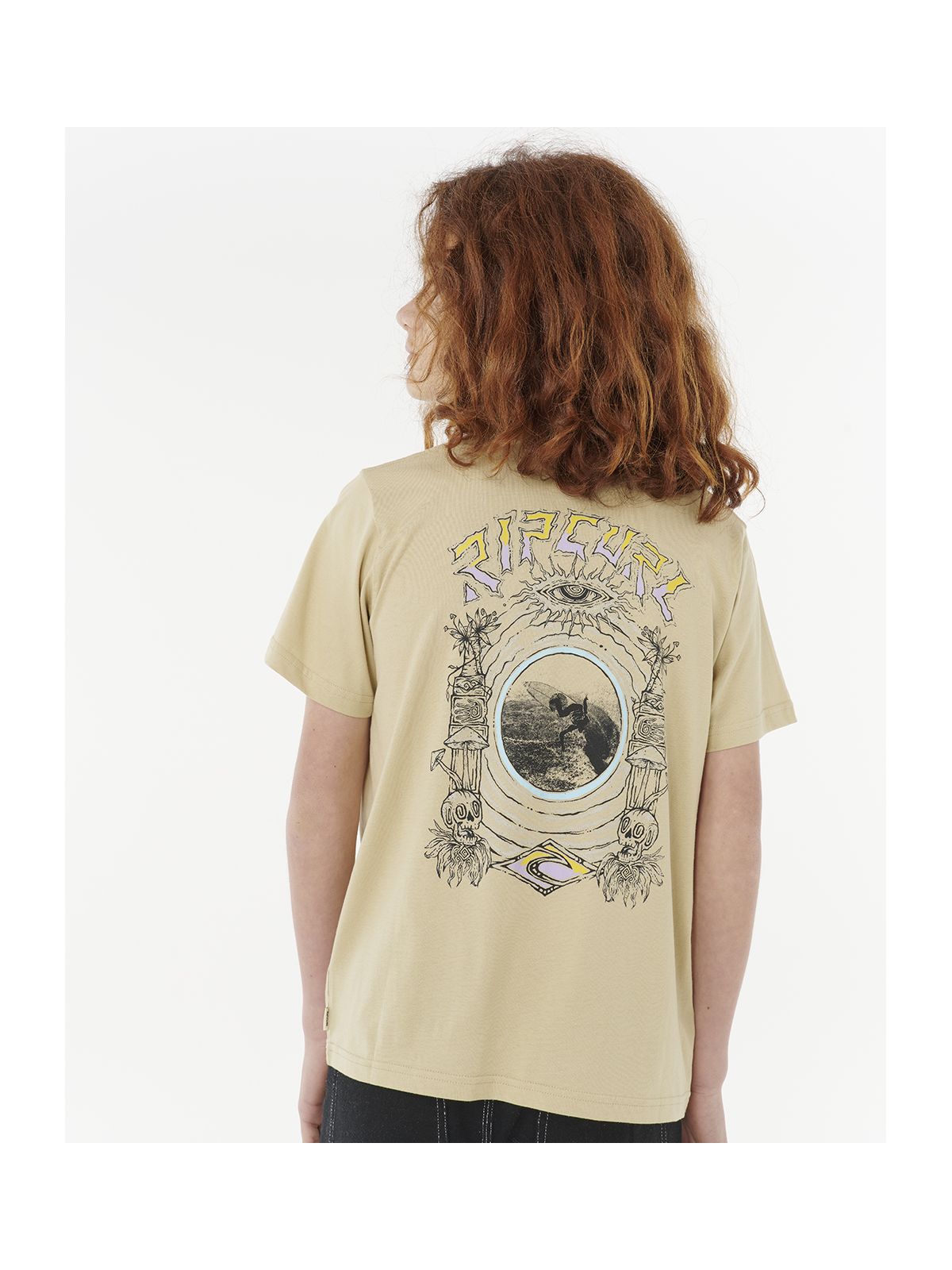 Koszulka RIP CURL TROPIC DAZE ART TEE -BOY zielona