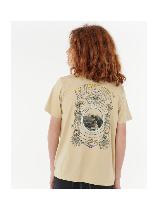 Koszulka RIP CURL TROPIC DAZE ART TEE -BOY zielona
