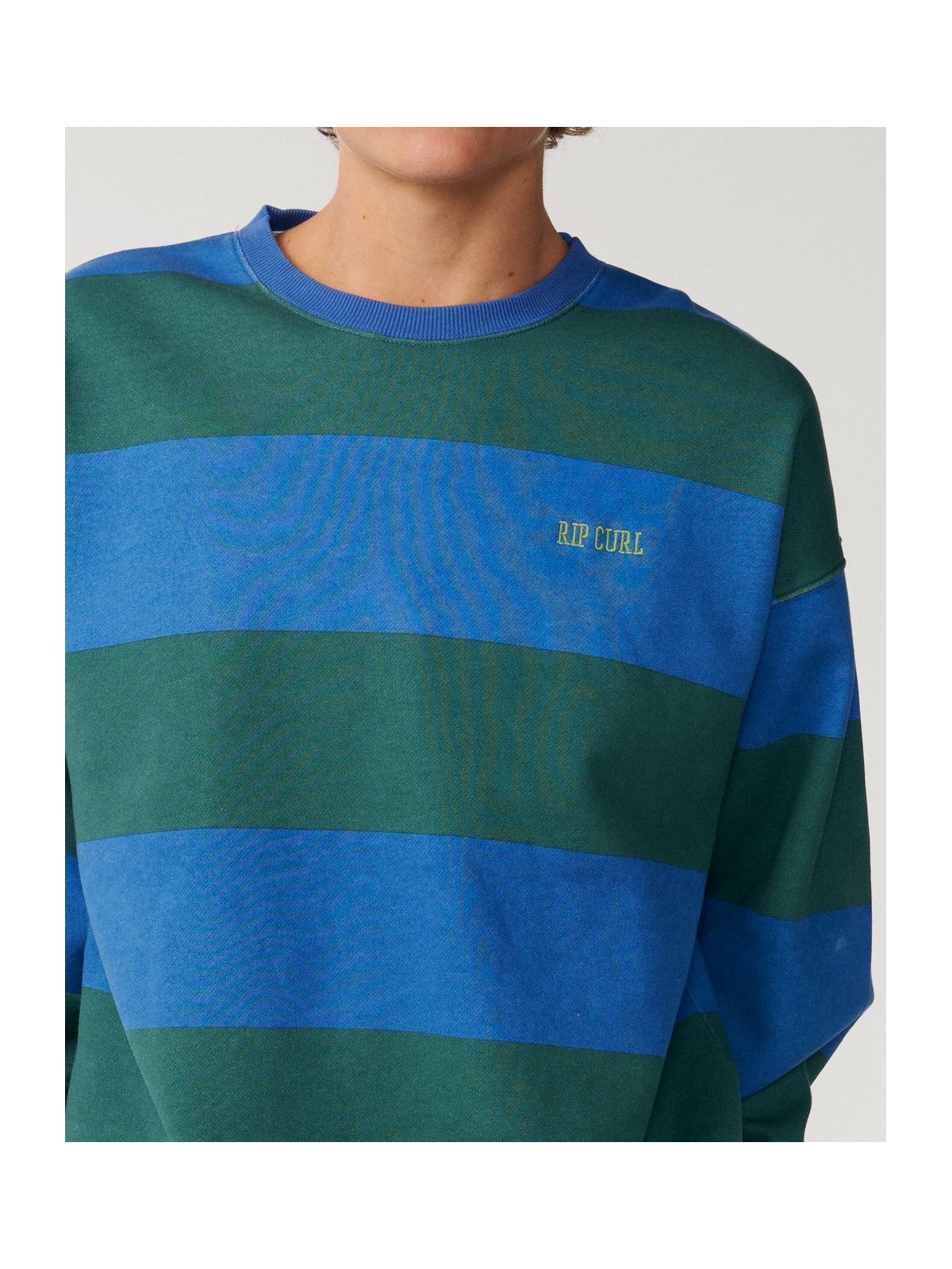 Bluza męska RIP CURL Disorder Stripe Crew niebieska