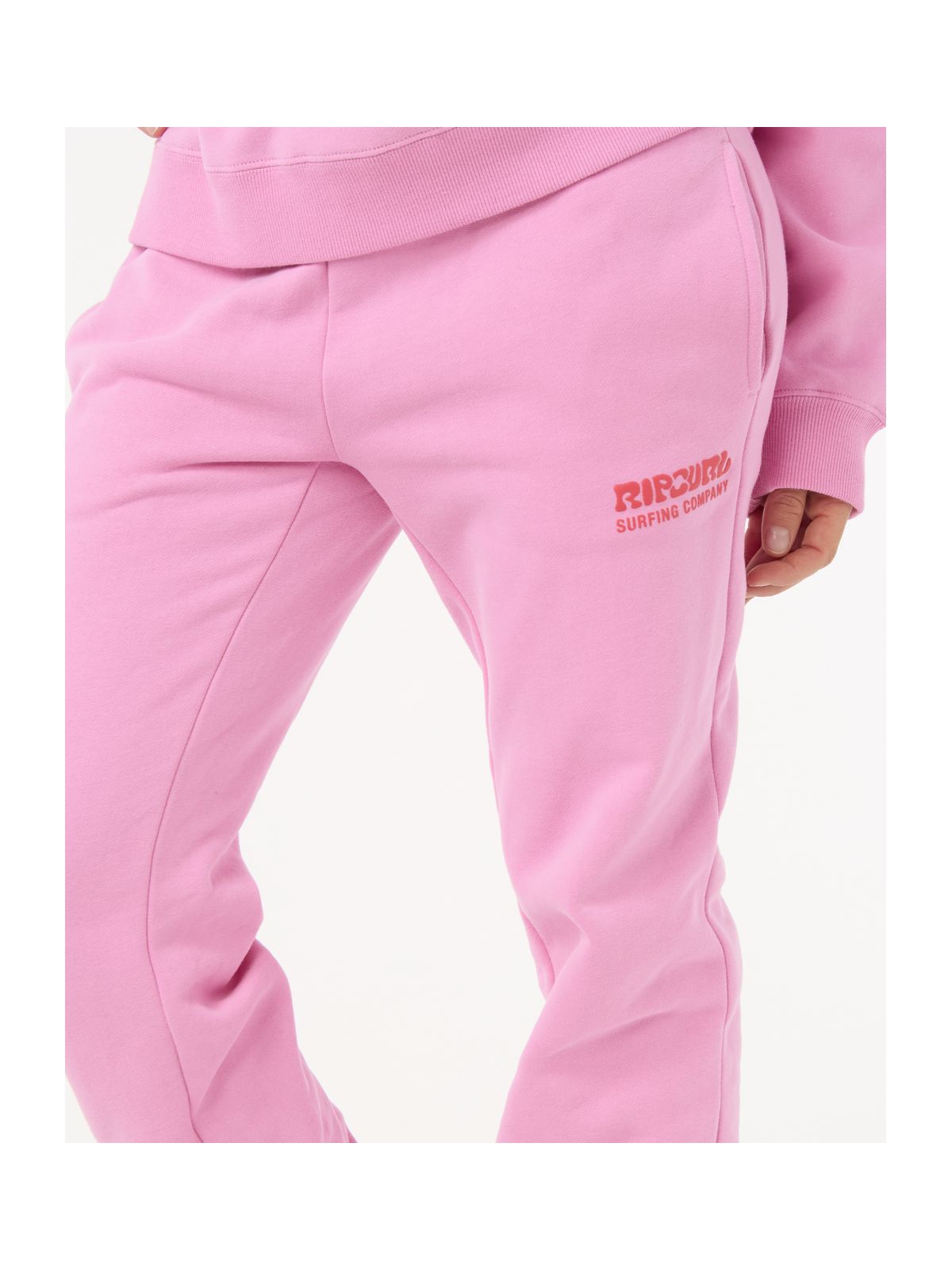 Spodnie damskie RIP CURL Surf Puff Track Pant różowe