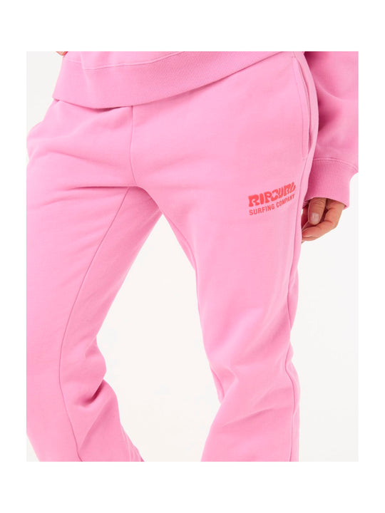 Spodnie damskie RIP CURL Surf Puff Track Pant różowe

