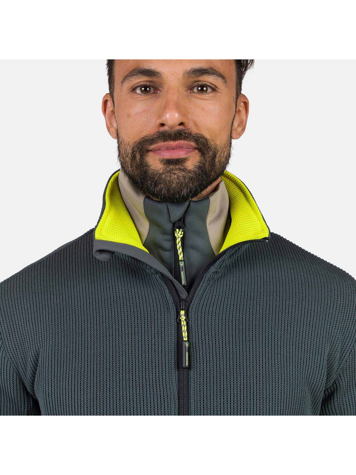 Bluza męska męska ROSSIGNOL Cieloalto Fleece Fz szary