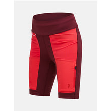 Szorty PEAK PERFORMANCE W Ascent Track Shorts czerwony - Adventure Sports
