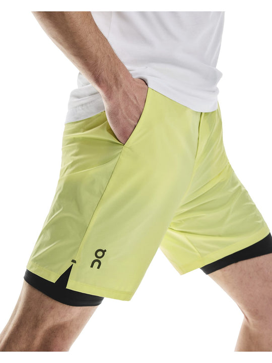 Szorty do biegania On Performance Hybrid Short żółty
