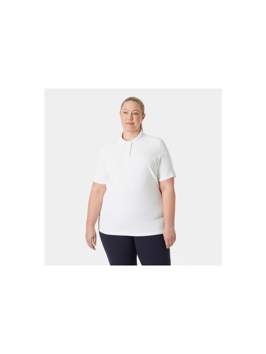 Koszulka damska HELLY HANSEN W Crew Tech Polo kolor biały
