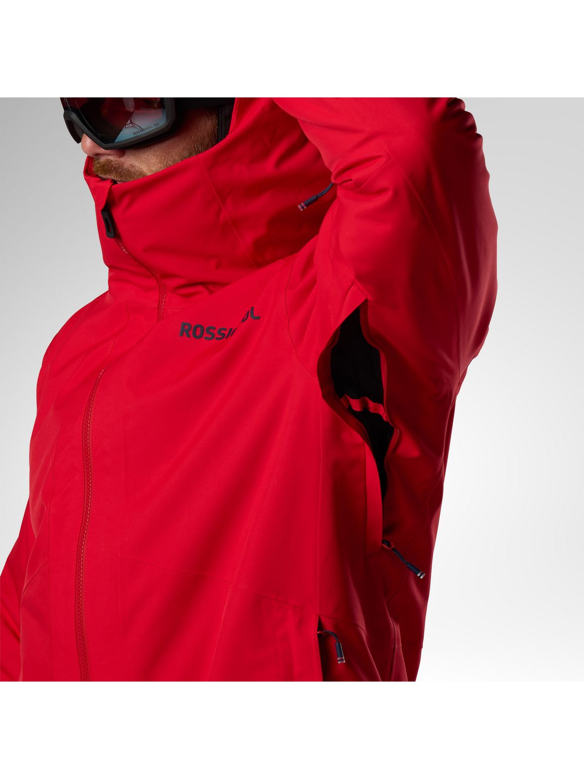Kurtka narciarska męska ROSSIGNOL Rochrun Insulated Jkt czerwona