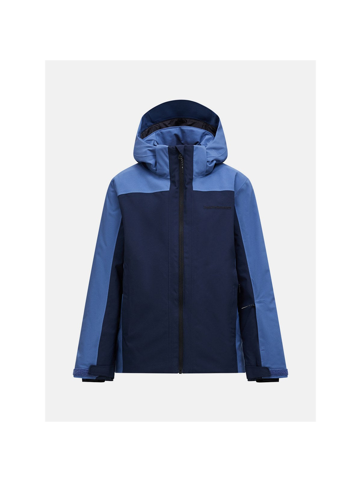 Kurtka narciarska juniorska PEAK PERFORMANCE Maroon Blocked HIPE 2L Insulated Shell Jacket granatowa