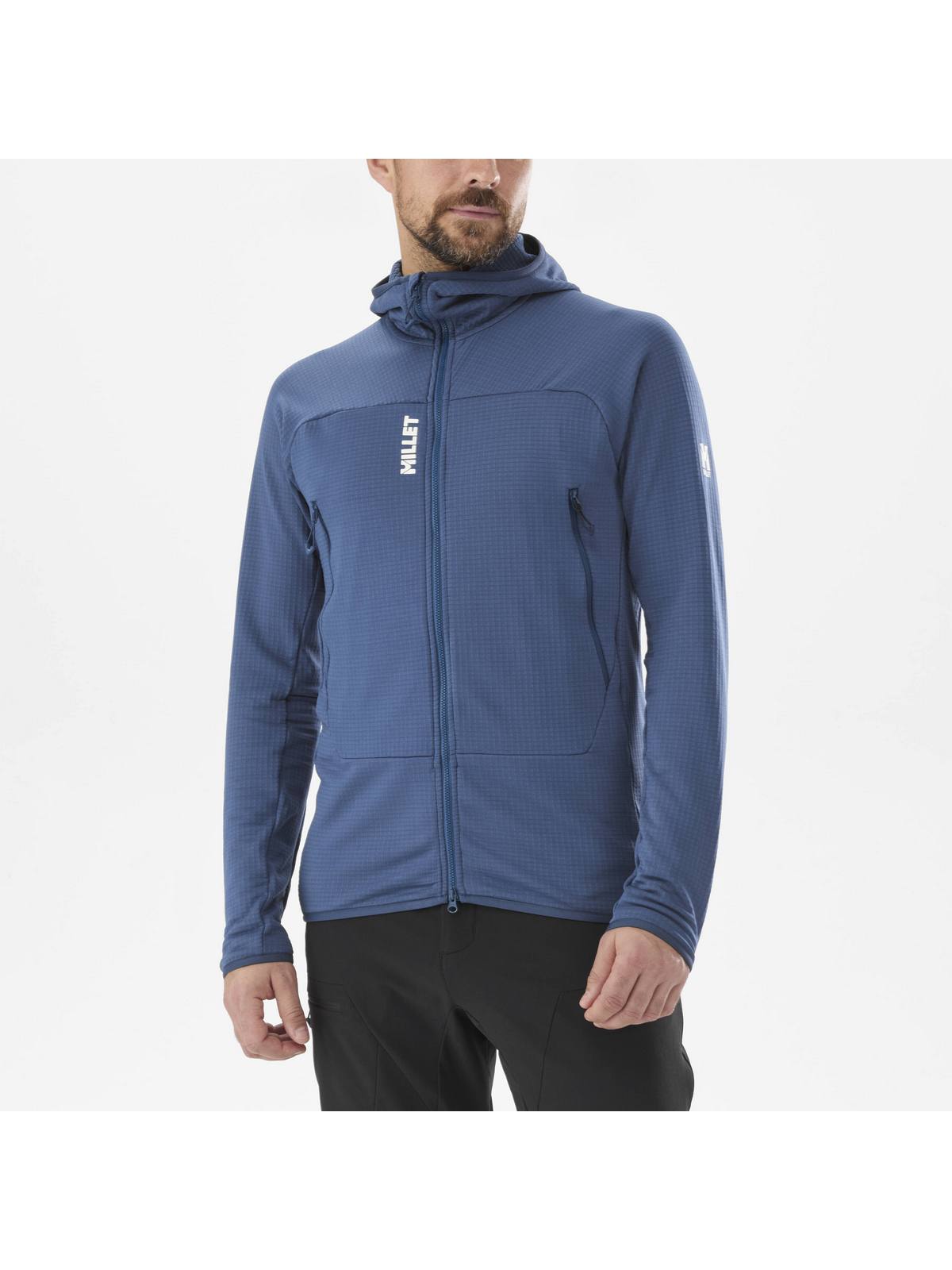 Kurtka MILLET M Fusion Grid Hoodie Granatowy