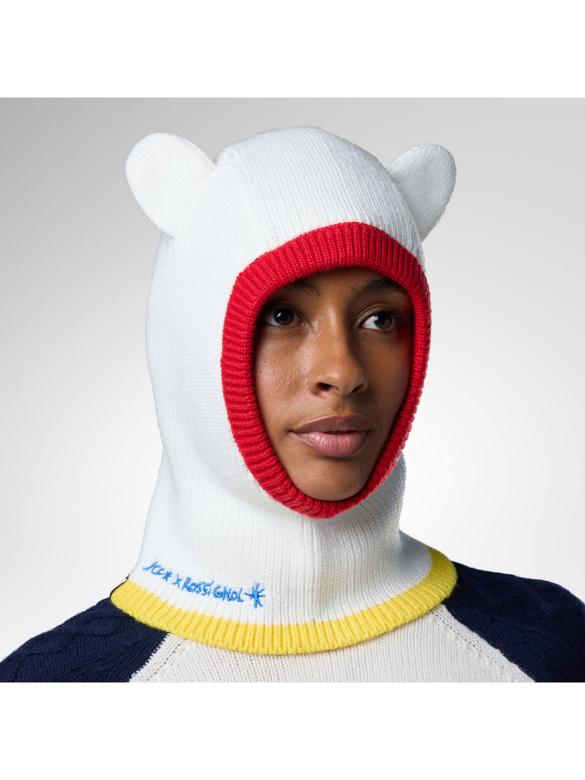 Kominiarka ROSSIGNOL W Jcc Teddy Balaclava biała
