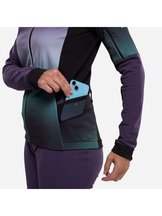 Kurtka narciarska MILLET PIERRMAENT HOODIE fioletowa
