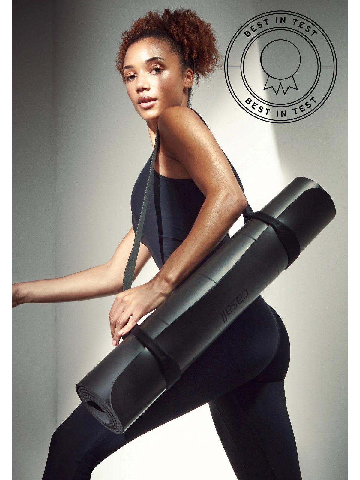Mata do jogi CASALL Yoga mat Grip&Cushion III 5mm kolor czarny