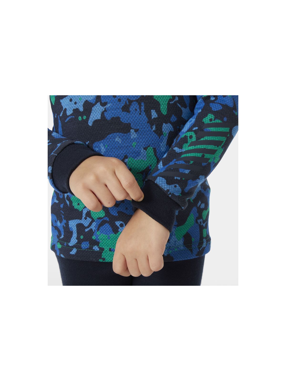 Bielizna Helly Hansen K Graphic Lifa Merino Set zielony